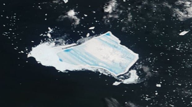 “Giant Blue Iceberg A-23a Drifting Towards Meltdown”
