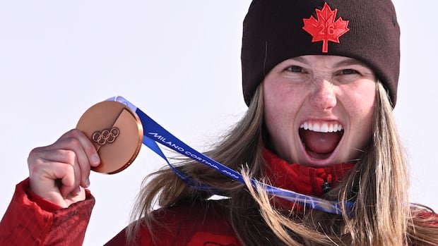 “Canadian Megan Oldham Wins Bronze in Freeski Slopestyle”