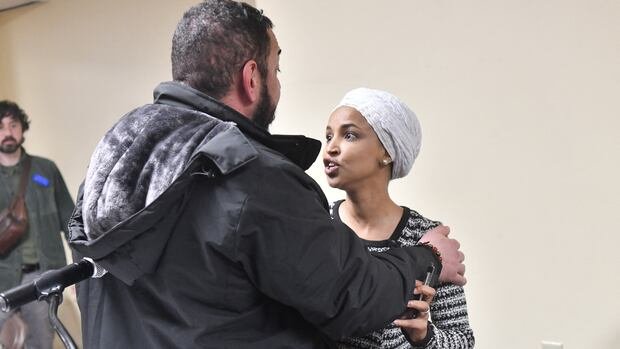 “Man Sprays Substance on Rep. Ilhan Omar at Minneapolis Town Hall”