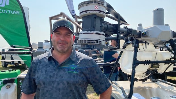 “Farmers Embrace Pesticide-Spraying Drones for Crop Care”